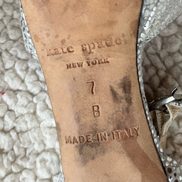 Rare Kate Spade Sparkly Heels with Pink Sole - Picture 5 of 5